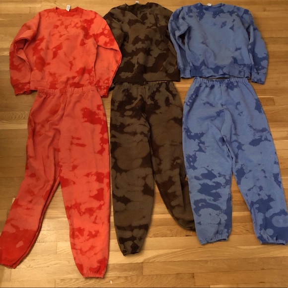 Jerzees Tops - Jerzees Bleached Sweat Set